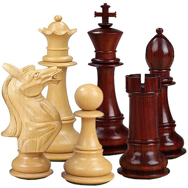 Šahovske figure Napoleon Redwood 4.25"