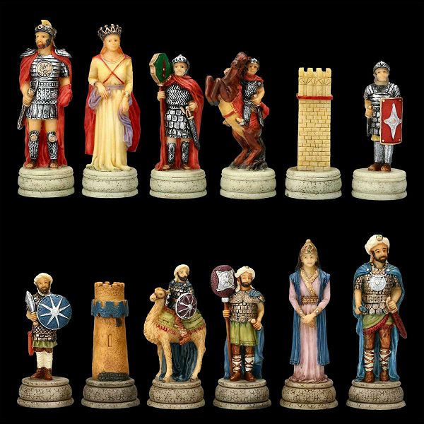 Šahovske figure Rimljani & Arapi 3.15"