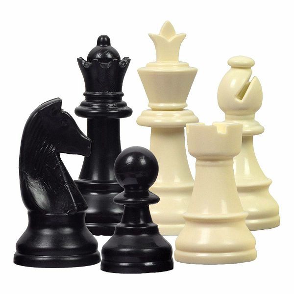 Šahovske figure Staunton 6 Plastic & 2xQ