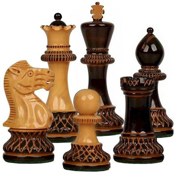 Šahovske figure Staunton 4 (rezbarene)