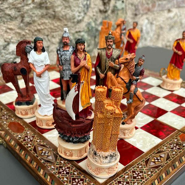 Šahovske figure Troja 3.15"