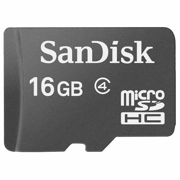 SanDisk MicroSDHC Card 16GB SDSDQM-016G-B35