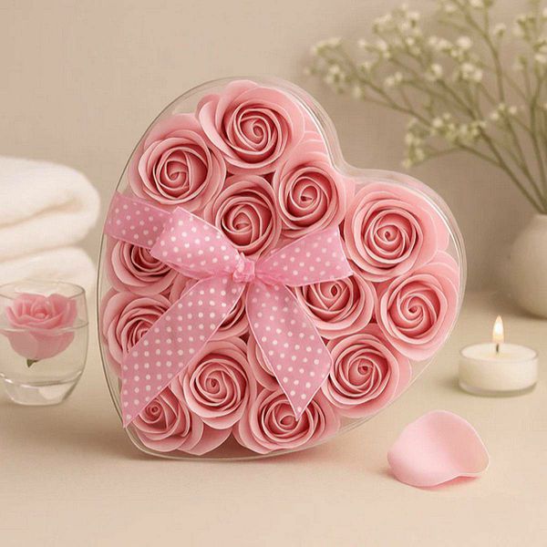 Set 24 ruže od sapuna - Pink Roses 