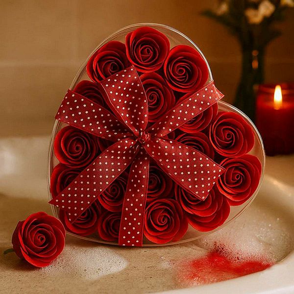Set 24 ruže od sapuna - Red Roses