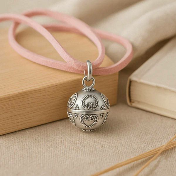 Silver Angel Bell - Love 12 mm