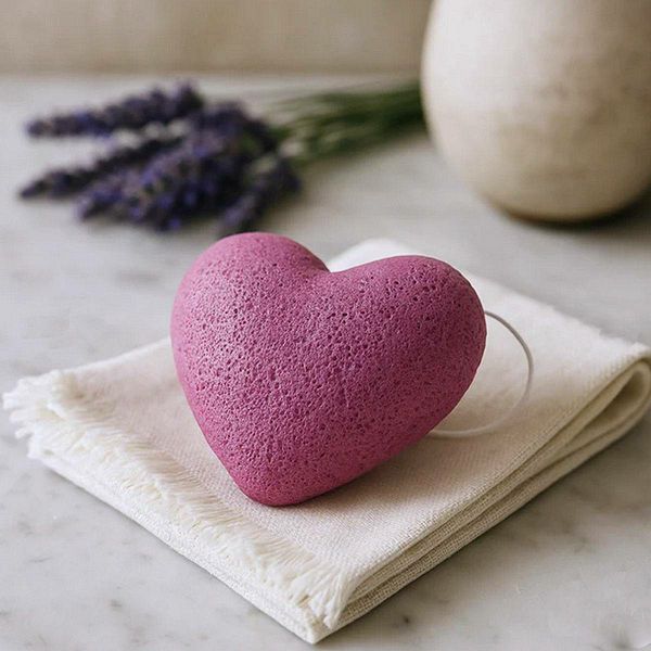 Spužva Konjac Heart Lavender
