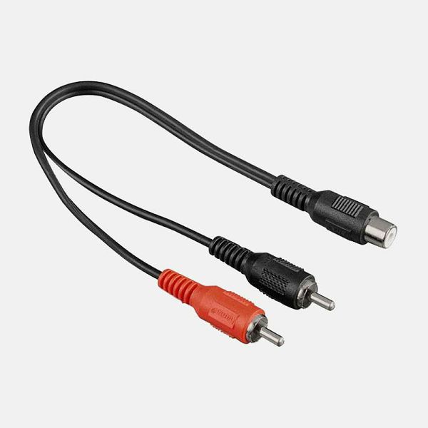 Subwoofer Adapter 2 RCA - RCA 122373