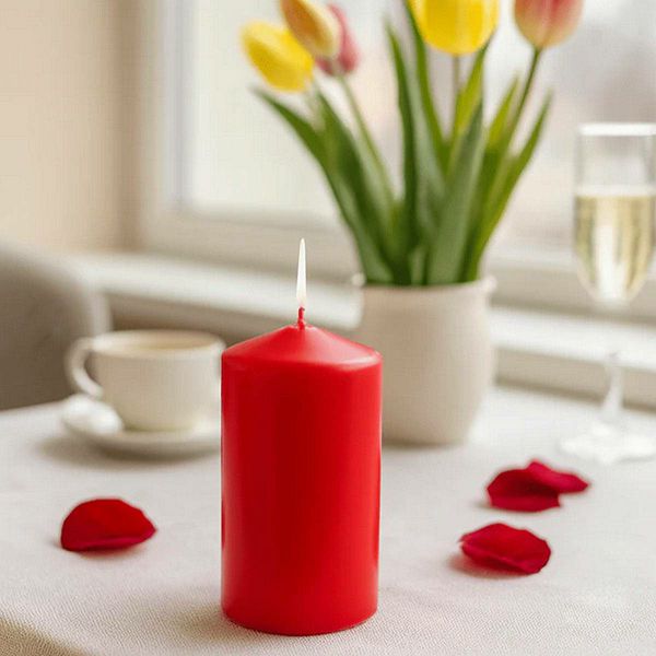 Svijeća 50x100 mm Red