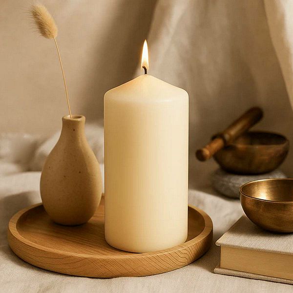 Svijeća 80x200 mm Ivory 
