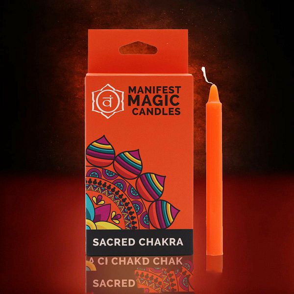 Svijeće Manifest Orange -  Sacred Chakra x12