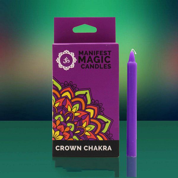 Svijeće Manifest Purple - Crown Chakra x12