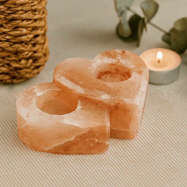 Svijećnjak Salt Double Heart