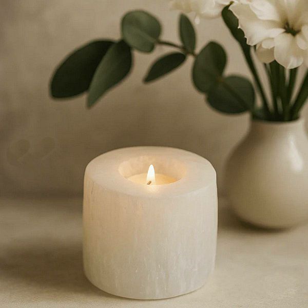Svijećnjak Selenite Cylinder