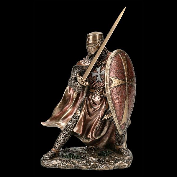 Templar s mačem i štitom 20 cm
