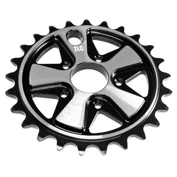 TLC Vintage 5-Spoke Freestyle BMX Sprocket Black