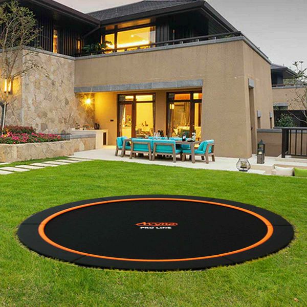 Trampolin Pro-Line FlatLevel 245 cm Black