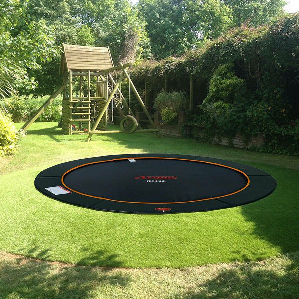 Trampolin Pro-Line FlatLevel 305 cm Black