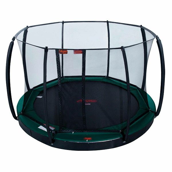 Trampolin Pro-Line FlatLevel 365 cm Combi Green 