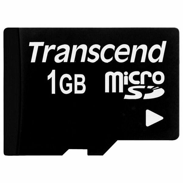 Transcend microSD 1GB + SD-Adapter