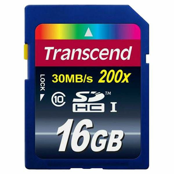 Transcend SDHC 16GB Class 10