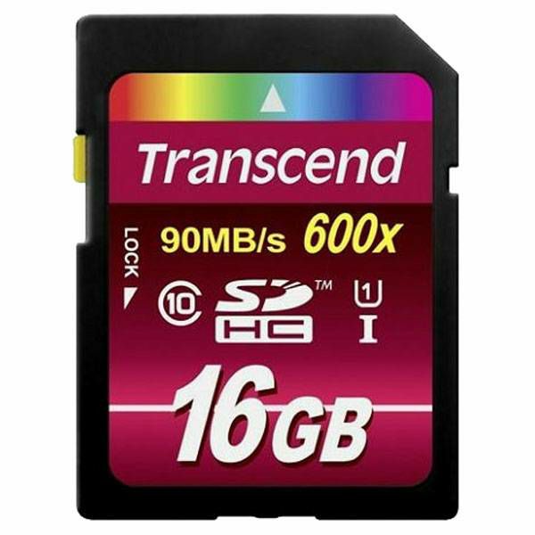 Transcend SDHC 16GB Class 10 UHS-I 600x