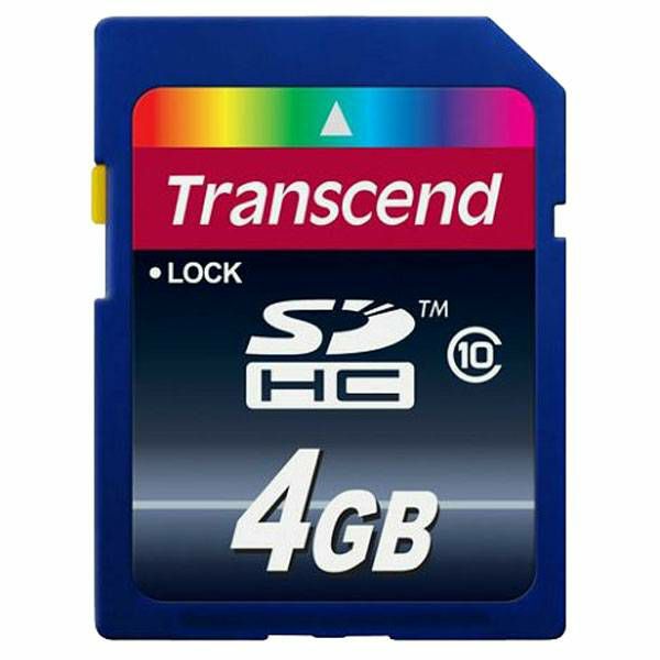 Transcend SDHC 4GB Class 10