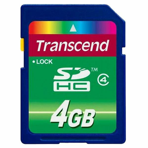 Transcend SDHC 4GB Class 4