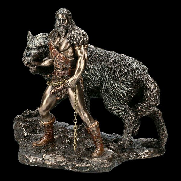 Tyr i vuk Fenrir