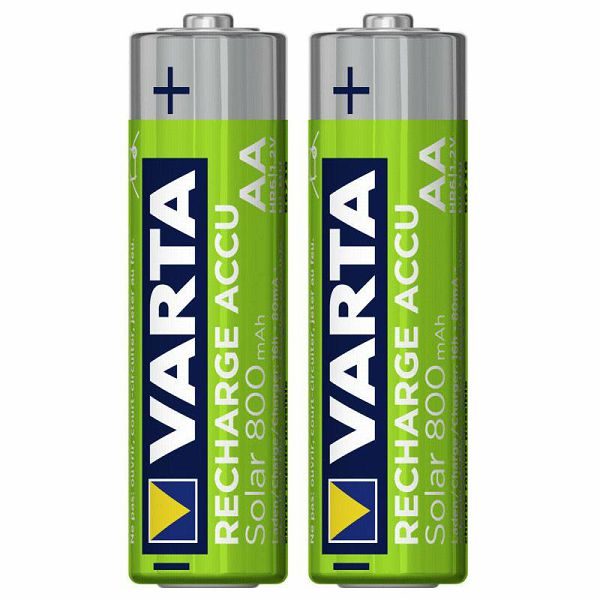 Varta Mignon x2 AA Solar NiMH 800 mAh