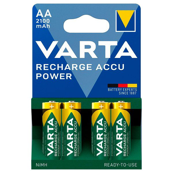 Varta Mignon x4 AA Ready2Use NiMH 2100 mAh