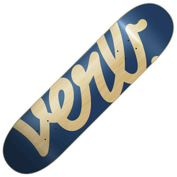 Verb Script Skateboard Deck Navy 8"