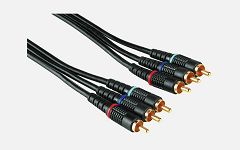 Video kabel YUV-/RGB 3RCA - 3RCA 48627