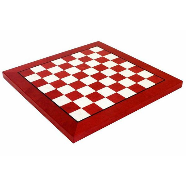 Wood Luxury Red Chess Board 42 x 42 cm 