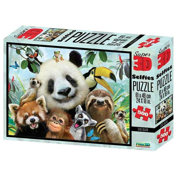 Zoo Selfie 3D Puzzle
