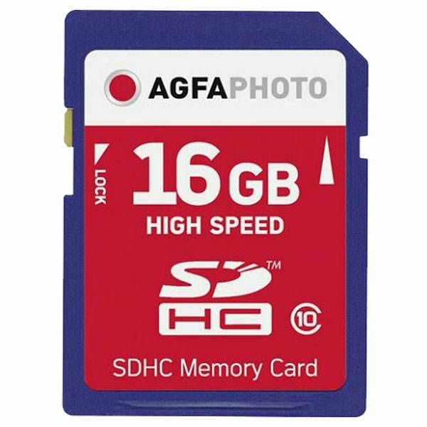 AgfaPhoto SDHC 16GB High Speed Class 10 UHS I