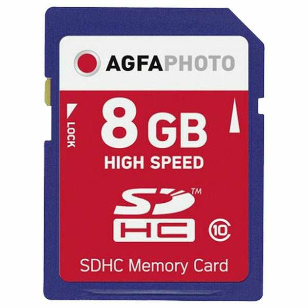 AgfaPhoto SDHC 8GB High Speed Class 10 UHS I