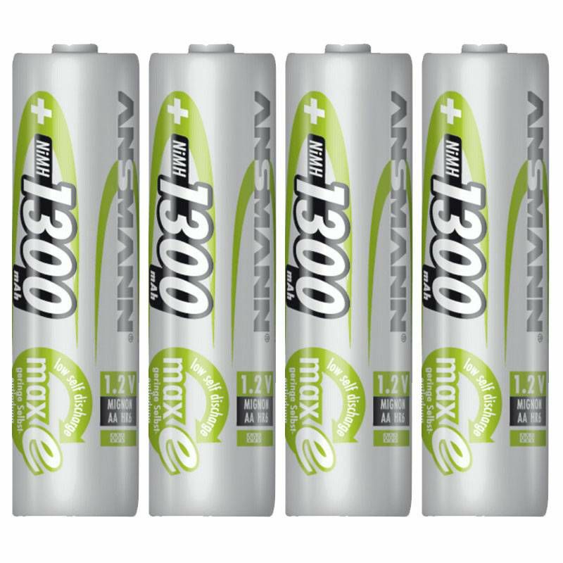 Ansmann maxE NiMH Mignon x4 AA 1300 mAh