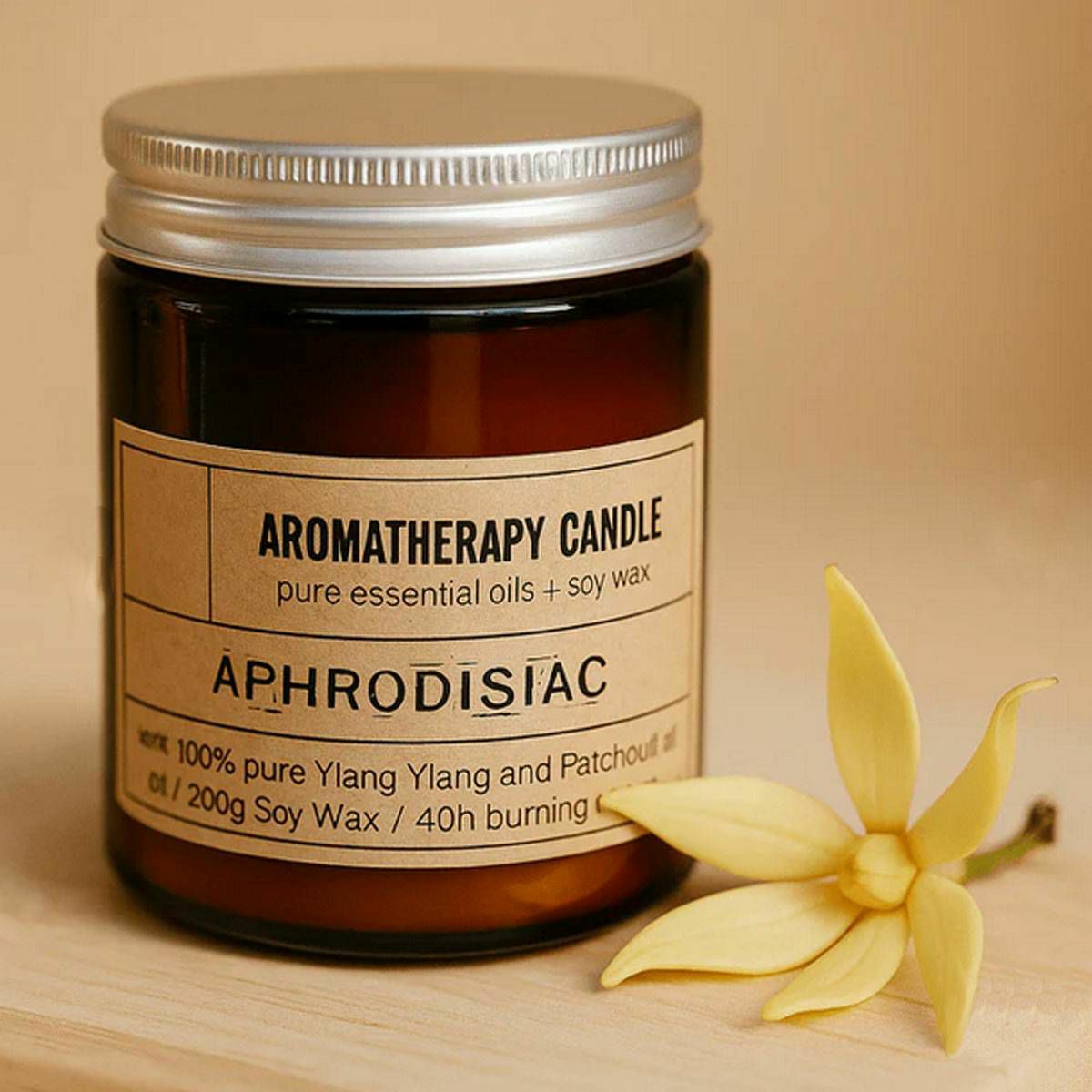 Aromatherapy Soy Candle Aphrodisiac 200 g