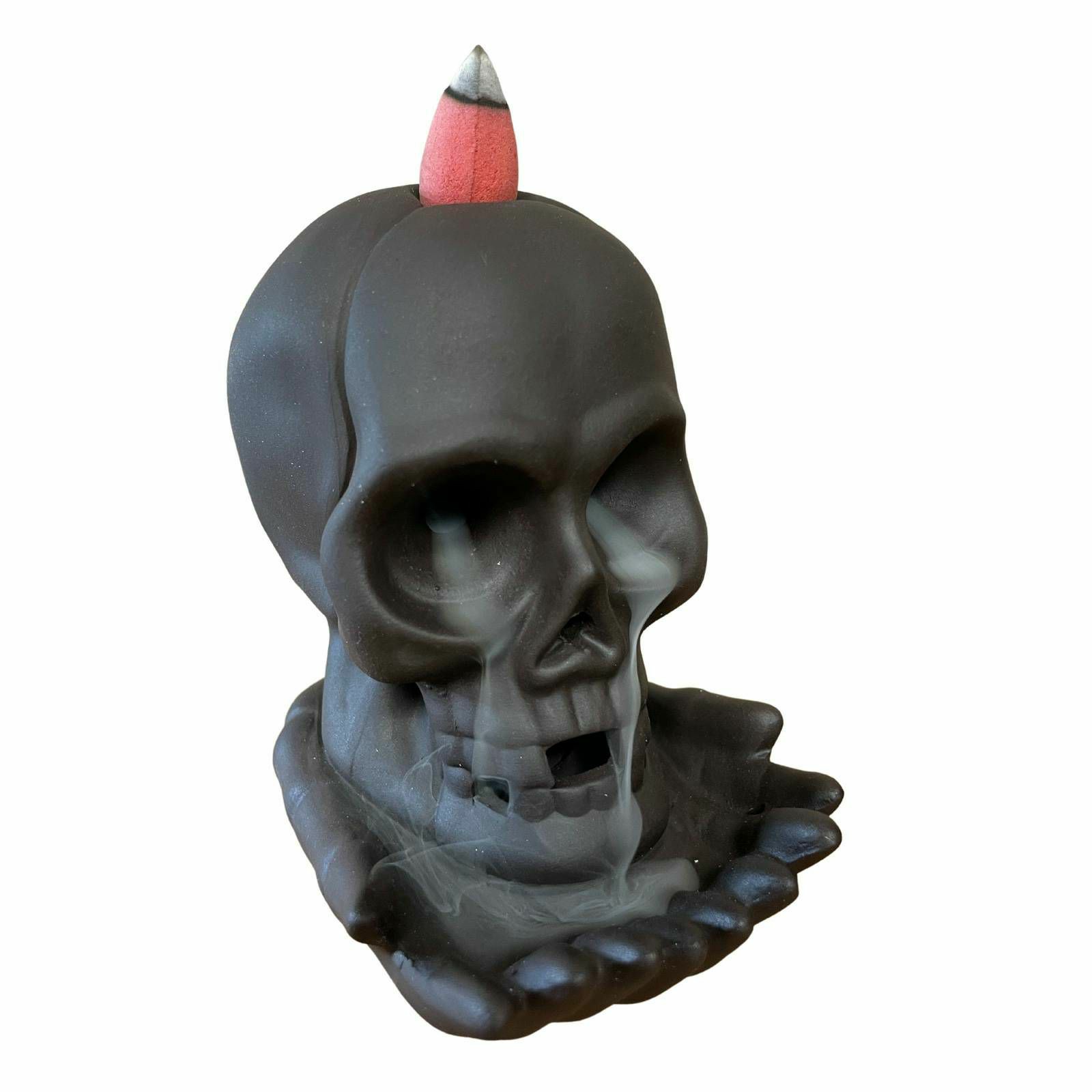 Backflow Incense Burner - Weeping Skull