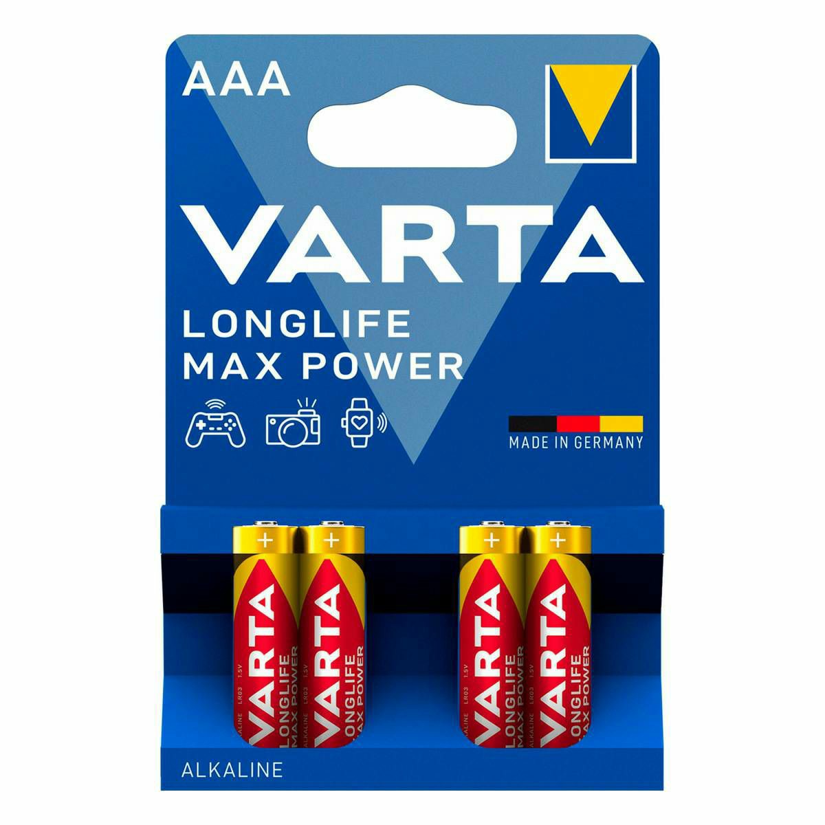 Baterije 1x4 Varta Longlife Max Power Micro AAA LR 03