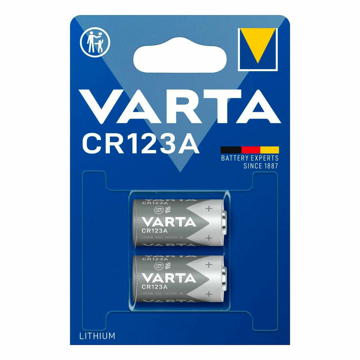 Baterije Varta Professional CR 123 A x2
