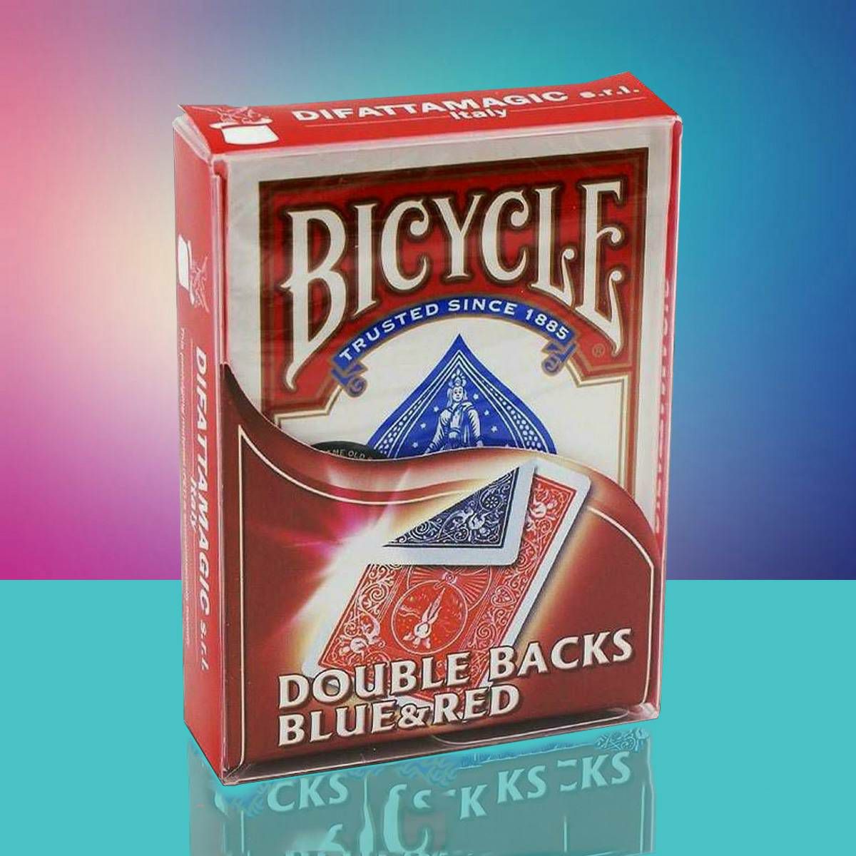 Bicycle Double Back Blue & Red