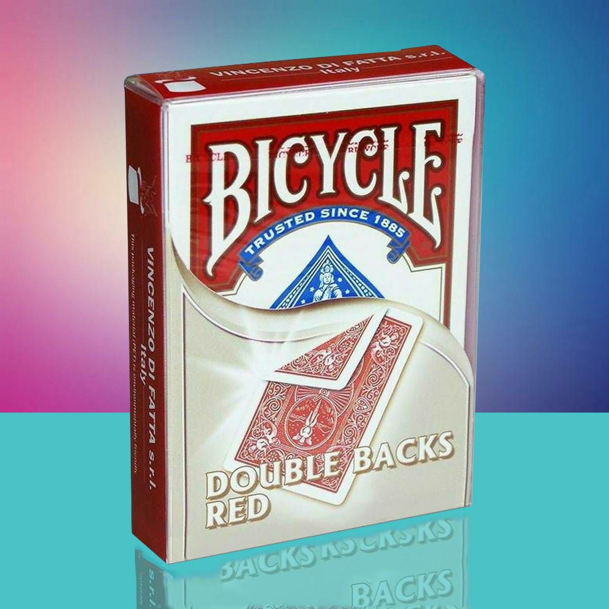 Bicycle Double Back Red & Red