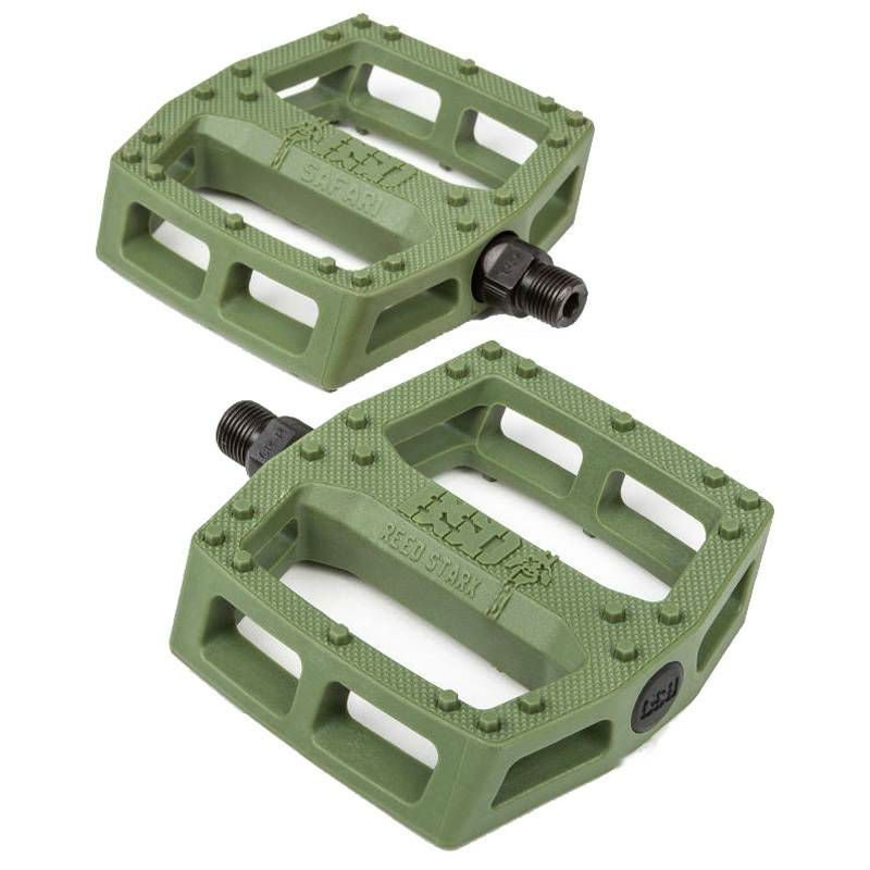 BSD Safari BMX Pedals Surplus Green