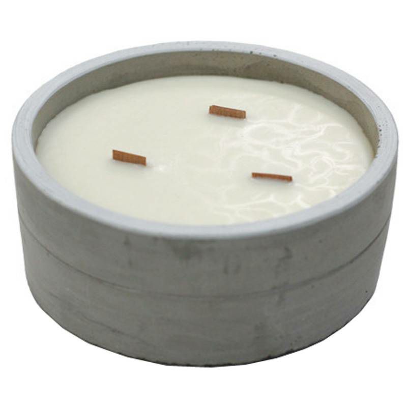 Concrete Soy Candle Crushed Vanilla & Orange 