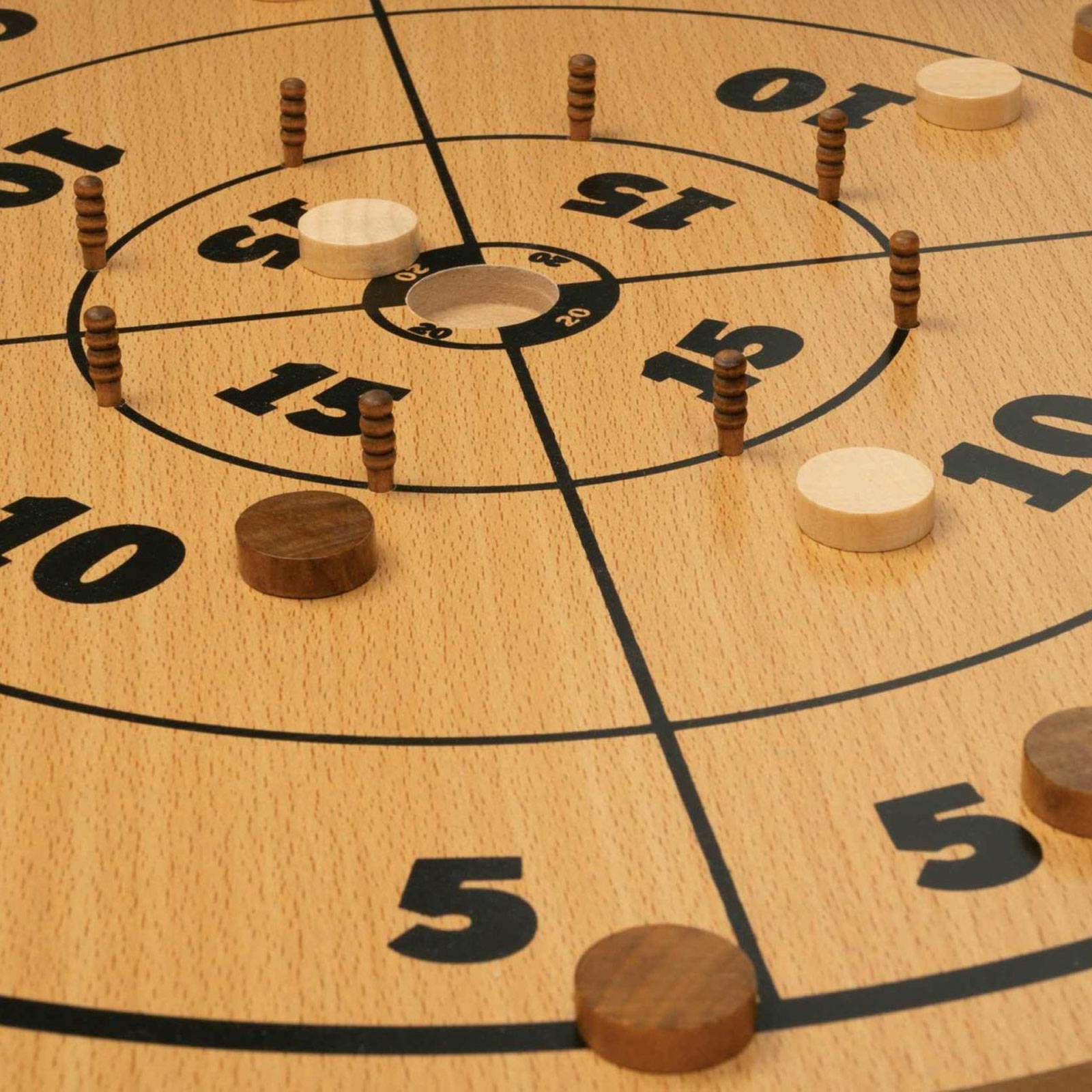 Crokinole 5 in 1 68 x 68 cm