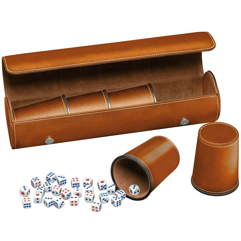 Dice cup set Brown