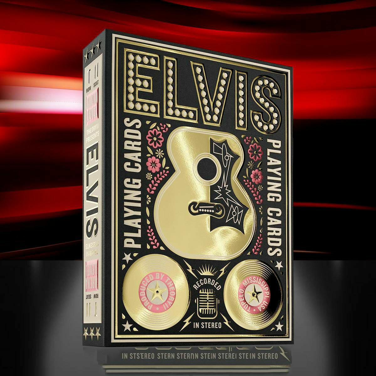 Theory11 - Mazzo Di Carte Da Gioco Elvis Presley: Edizione Limitata Con Dettagli In Oro E Rosa - 2