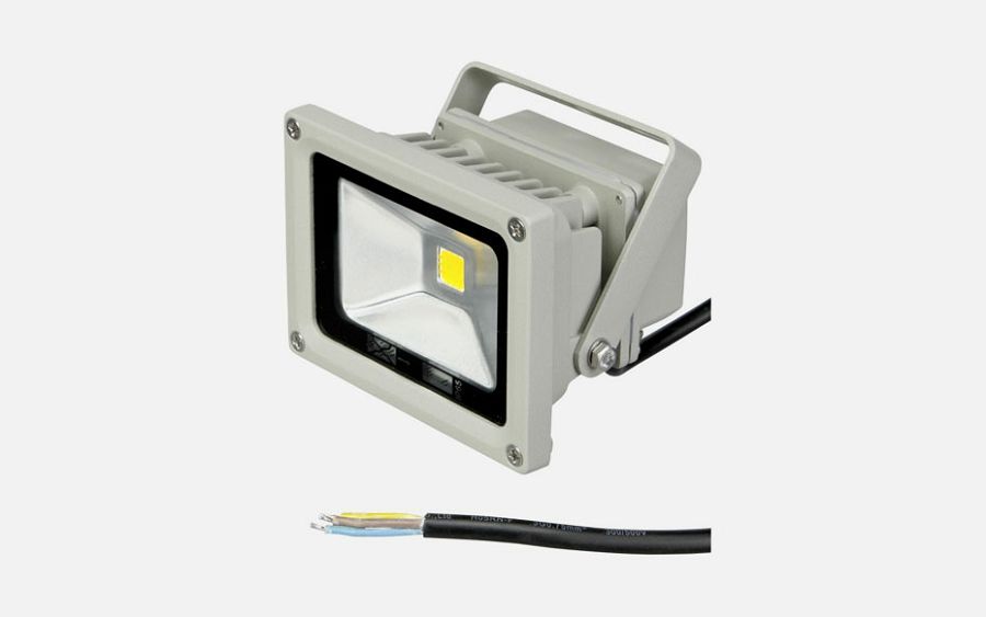 Eneride LED Floodlight 10W/230V, 3000K, warm white