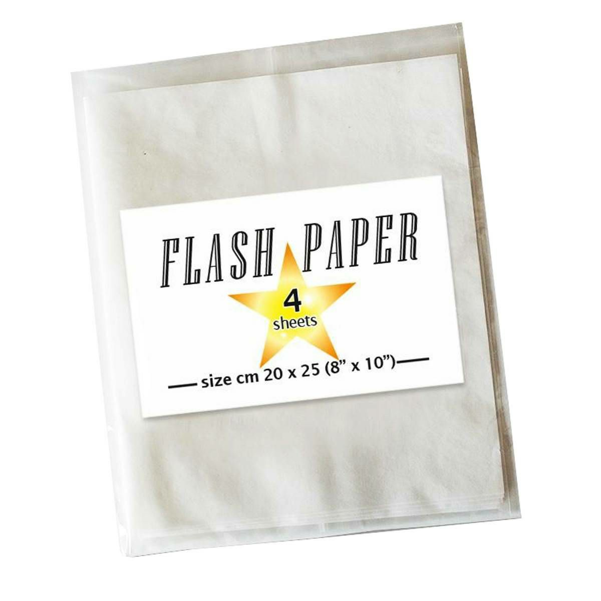 Flash paper 4x 20x25 White